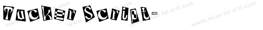 Tucker Script字体转换
